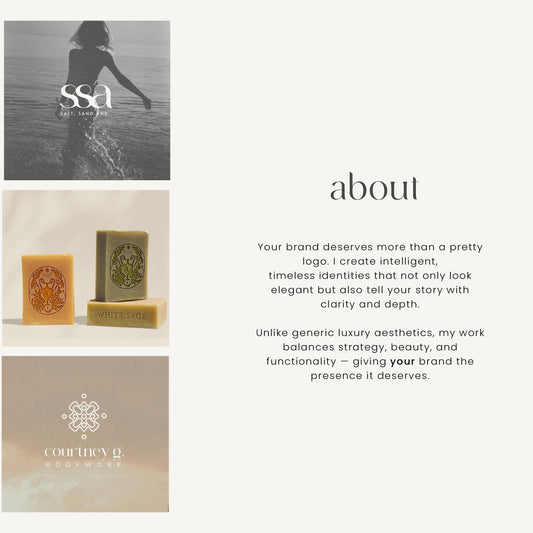 Custom Brand Design - Full Logo Suite & Brand Creative Direction Package