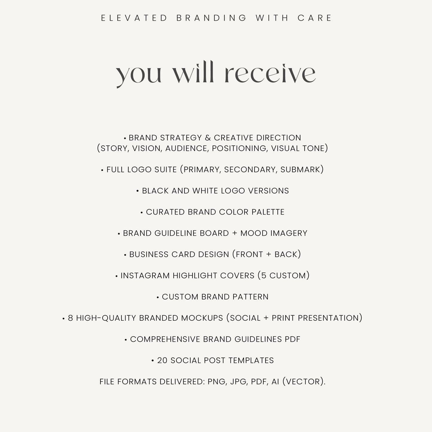 Custom Brand Design - Full Logo Suite & Brand Creative Direction Package