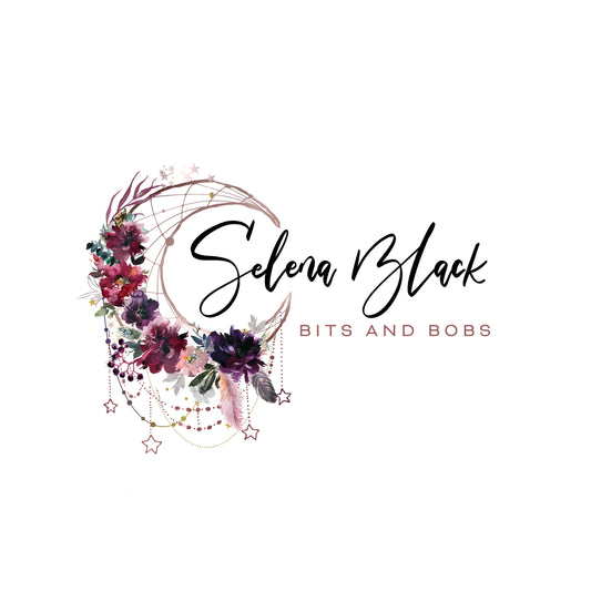 Boho Witch Logo – Custom Dreamcatcher Design With Dark Moon Symbol