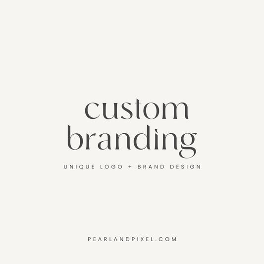 Custom Wellness Logo - Unique Brand Identity,  Bespoke Business Branding Design