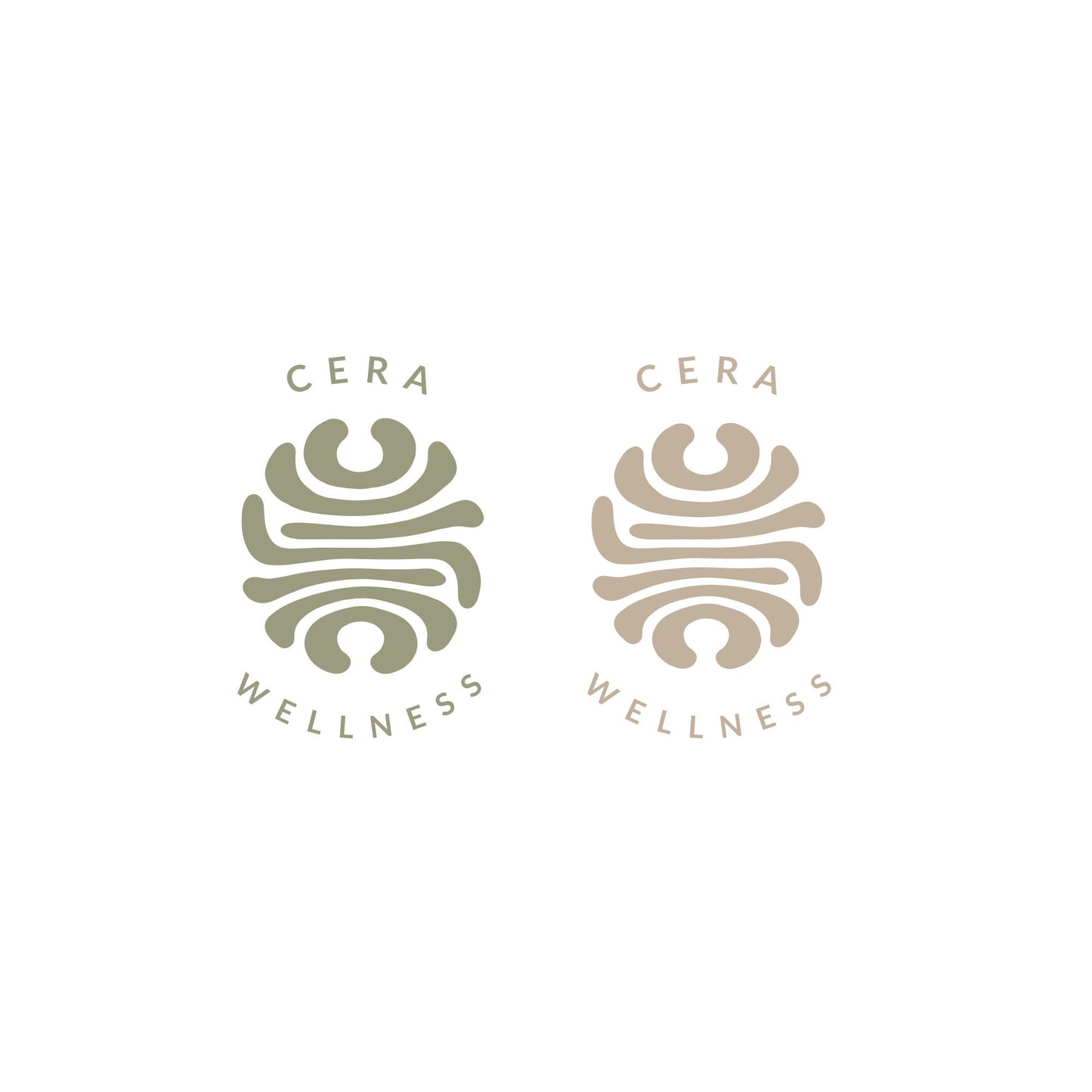 Wellness Brand Logo – Minimalist Logo Design | Abstract Canva Template