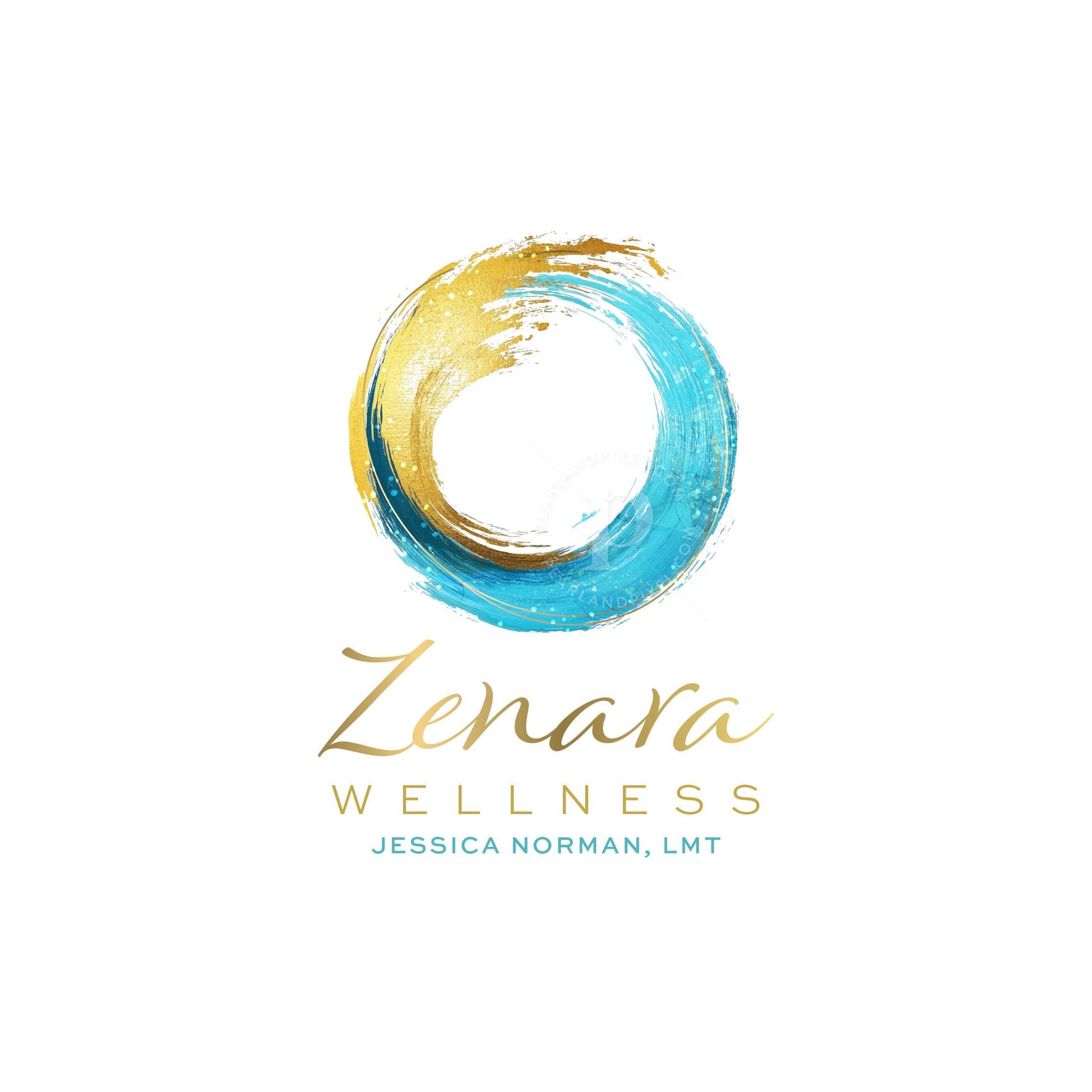 Handcrafted Wellness Logo – Custom Branding for Your Business
This gold & turquoise brushstroke logo is designed for holistic wellness brands, massage therapists, reiki healers, spa owners, and alternative health practitioners seeking a professional, high-quality brand identity.