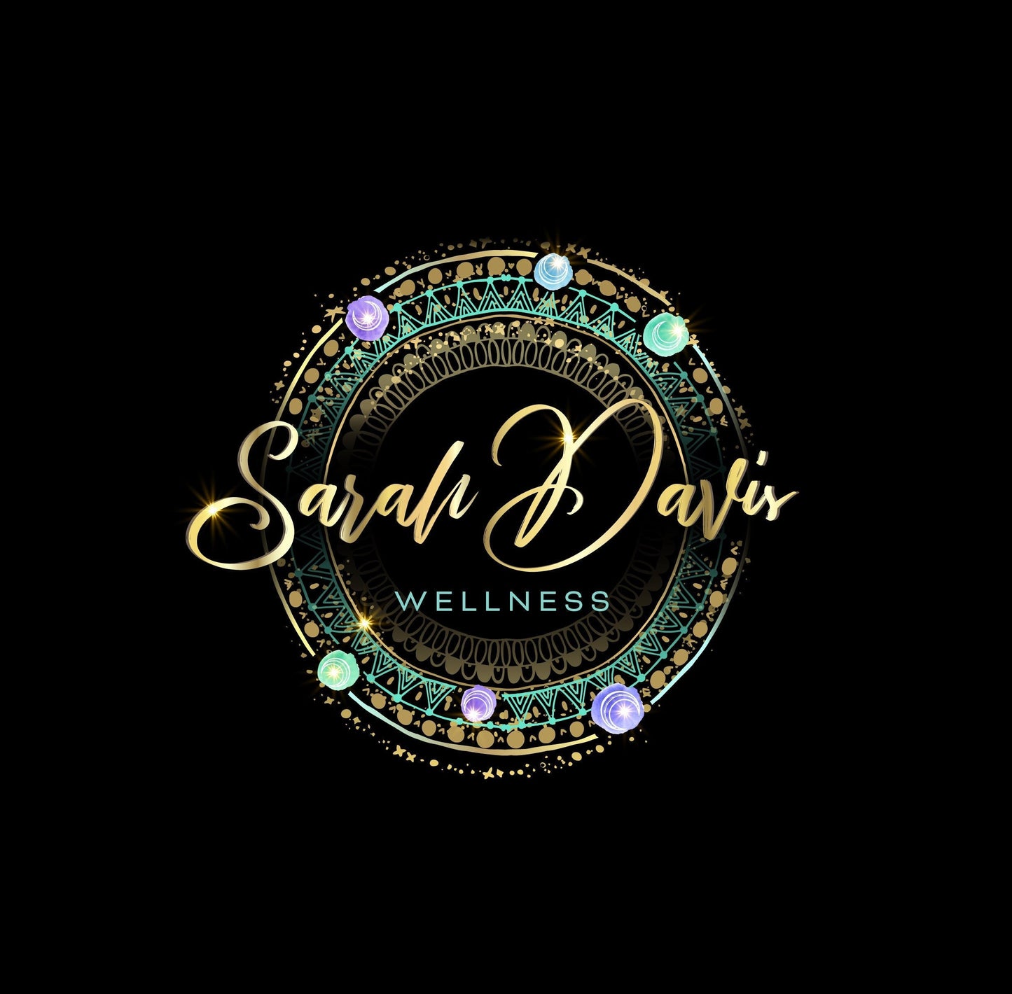 Gold Mandala Logo – Spiritual Wellness Branding With Elegant Mandala Design