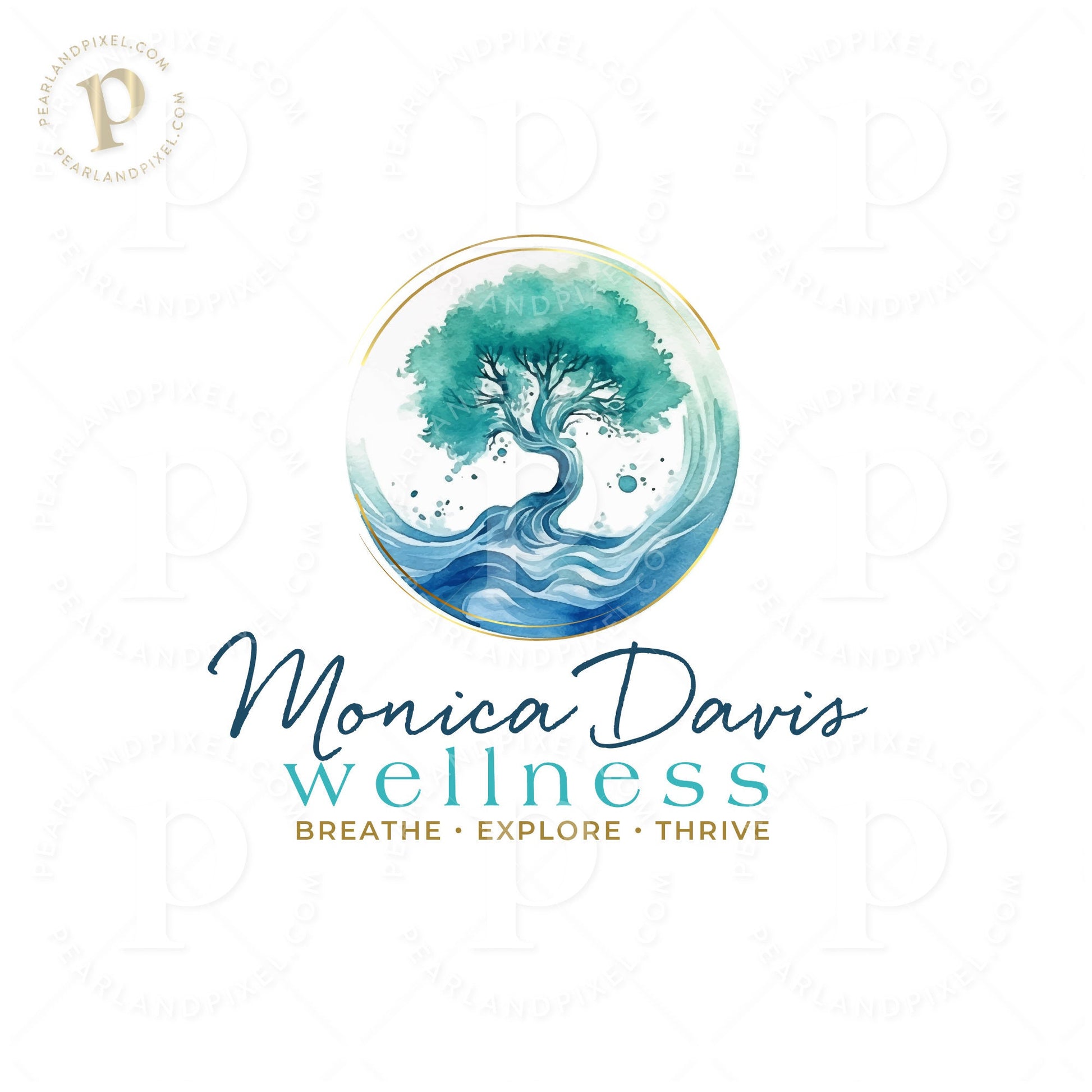 tree logo design, wellness logo, health clinic logo design