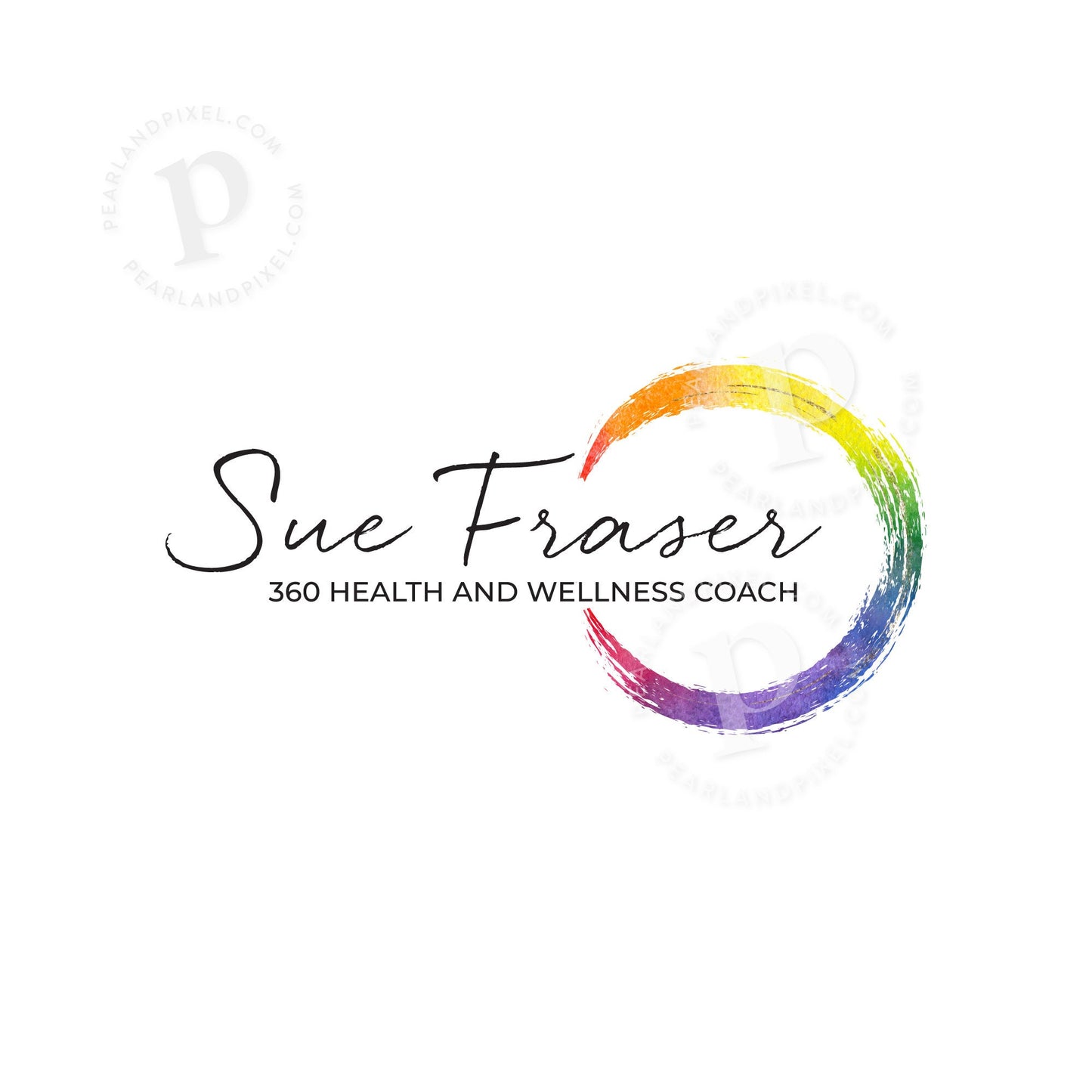 Rainbow Circle Logo Custom Design – Professional Branding & Vector Files