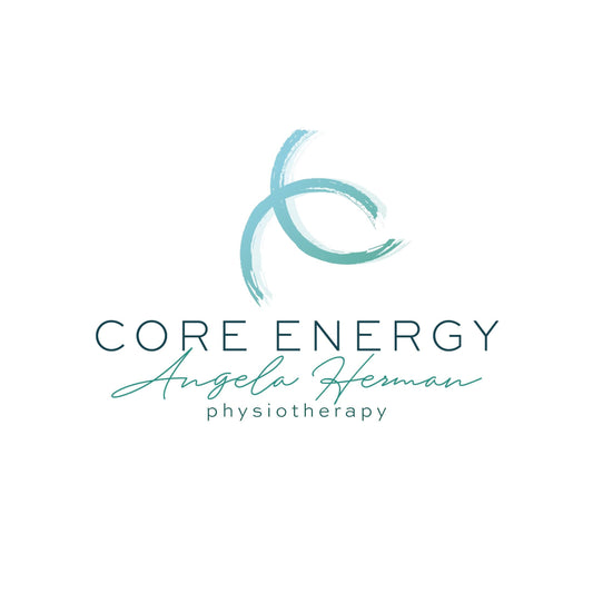 Physiotherapy Logo – Handcrafted Modern Brushstroke Design for Movement Branding