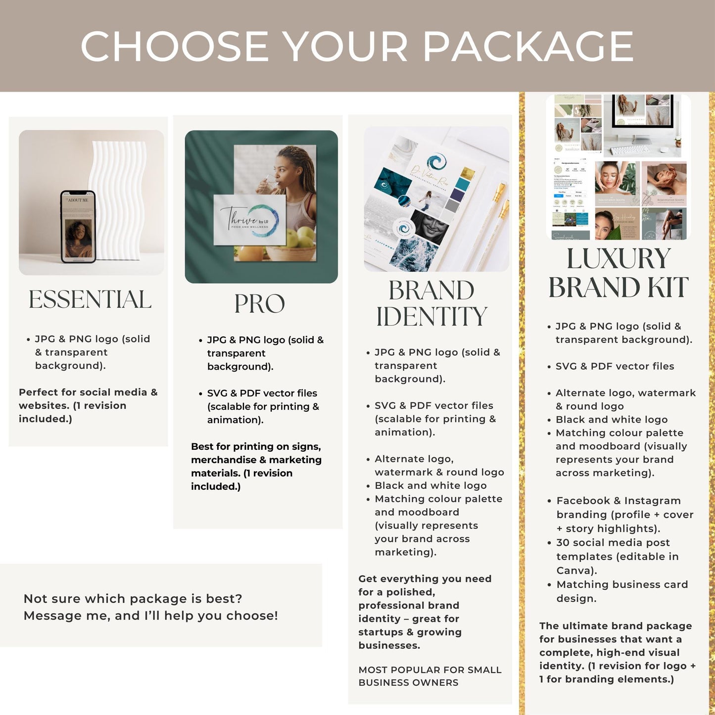 a brochure for a beauty brand